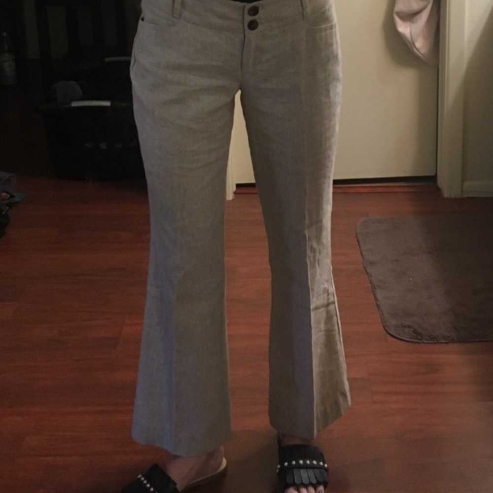 The Limited Cassidy linen pant, size 0